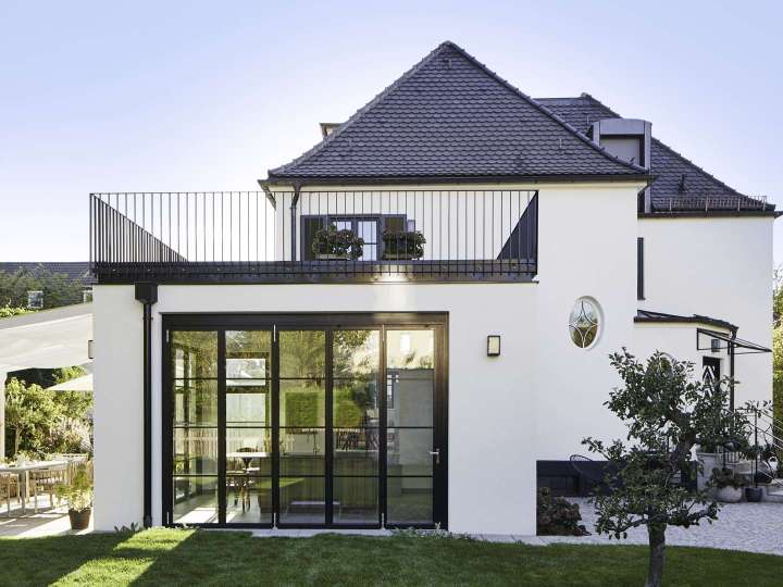 Das restaurierte Kaffeemühlenhaus erstrahlt in neuem Glanz. Traditionelle und moderne Elemente wurden geschickt zusammengefügt.  